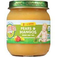 Earth's Best Organic Baby Food Puree 6+ Months Pears and Mangos