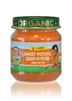 Earth's Best Organic Baby Food Puree 6+ Months Sweet Potato Squash & Chicken