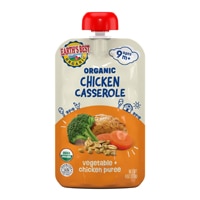 Earth's Best Organic Baby Food Puree Meal 9 + Month Chicken Casserole