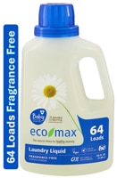Eco-Max Laundry Wash Liquid 64 Loads Fragrance Free
