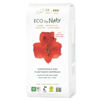 Eco by Naty Compostable Panty Liners Large Absorbency