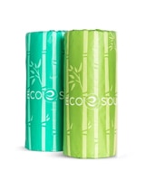EcoSoul Paper Towels Bamboo Plastic Free 2-Ply 150 Sheet Roll