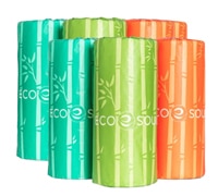 EcoSoul Paper Towels Bamboo Plastic Free 2-Ply 150 Sheet Roll
