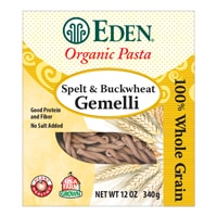 Eden Foods Organic Pasta Company Spelt & Buckwheat Gemelli