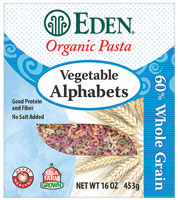 Eden Foods Organic Pasta Vegetable Alphabets