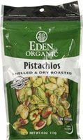 Eden Foods Organic Pistachios Shelled and Dry Roasted