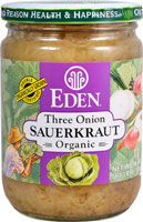 Eden Foods Organic Sauerkraut Three Onion