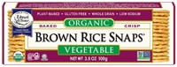 Edward & Sons Brown Rice Snaps Gluten Free Vegetable