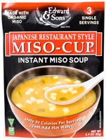 Edward & Sons Gluten Free Japanese Restaurant Style Miso Cup Soup