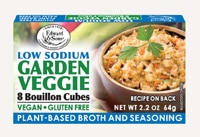Edward & Sons Gluten Free Low Sodium Cubes Garden Veggie
