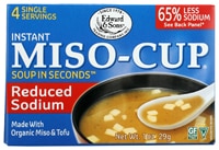 Edward & Sons Miso-Cup Soup Gluten Free Reduced Sodium