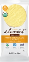 Element Organic Dipped Rice Cakes Vanilla Orange