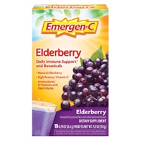 Emergen-C Elderberry Daily Immune Support and Botanicals Drink Mix