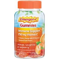 Emergen-C Immune Support Vitamin C Orange Tangerine & Raspberry