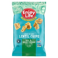 Enjoy Life Light & Airy Lentil Chips Dill & Sour Cream