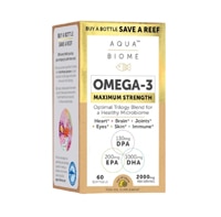 Enzymedica Aqua Biome Fish Oil Omega-3 Maximum Strength Hint Of Lemon