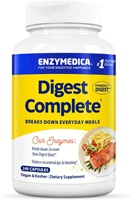Enzymedica Digest Complete Digestive Enzymes for Fast-Acting Gas & Bloating Relief