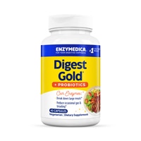Enzymedica Digest Gold + Probiotics Max Strength Digestive Enzymes for Gas & Bloating Relief
