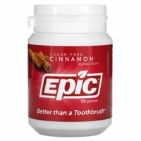 Epic Dental Xylitol Gum Sugar-Free Cinnamon