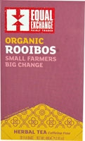 Equal Exchange Organic Herbal Tea Caffeine Free Rooibos