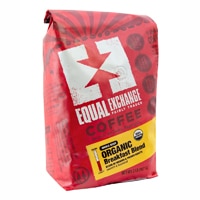 Equal Exchange Whole Bean Organic Coffee Breakfast Blend