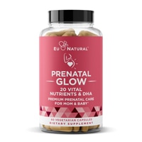 Eu Natural Prenatal Glow with Prenatal Vitamins - Folic Acid & Vegan DHA