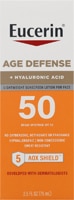 Eucerin Age Defense Lightweight Sunscreen Lotion for Face SPF 50