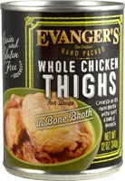 Evanger's Hand-Packed Dog Food Whole Chicken Thighs