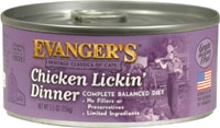 Evanger's Heritage Classics Wet Cat Food Chicken Lickin' Dinner Chicken