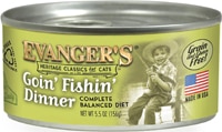 Evanger's Heritage Classics Wet Cat Food Goin' Fishin' Dinner Fish