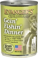 Evanger's Heritage Classics Wet Cat Food Goin' Fishin' Dinner Fish