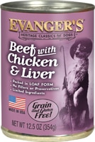 Evanger's Heritage Classics Wet Dog Food Beef with Chicken & Liver