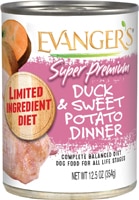 Evanger's Super Premium Wet Dog Food Duck & Sweet Potato Dinner