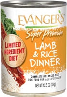 Evanger's Super Premium Wet Dog Food Lamb & Rice Dinner