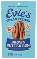 Evie's Snacks Roasted Texas Pecans Brown Butter Rum