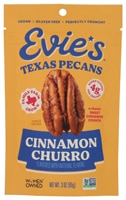 Evie's Snacks Roasted Texas Pecans Cinnamon Churro