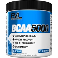 Evlution Nutrition BCAA5000 Blue Raz