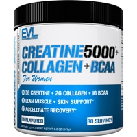 Evlution Nutrition Creatine5000+Collagen+BCAA For Women Unflavored
