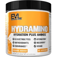 Evlution Nutrition Hydramino Hydration Plus Amino Acids Orange Mango