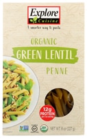 Explore Cuisine Organic Green Lentil Penne