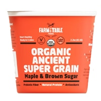 Farm To Table Organic Maple & Brown Sugar Ancient Grain Oatmeal Cup