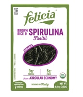 Felicia Organic Pasta Brown Rice and Spirulina Fusilli