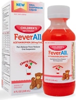 FeverAll Children's Acetaminophen Liquid Cherry