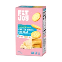 FitJoy Crackers Gluten Free Grain Free Rounds Cheezy White Cheddar