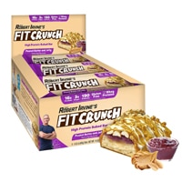 Fitcrunch High Protein Baked Snack Bar Peanut Butter and Jelly