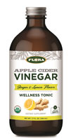 Flora Apple Cidar Vinegar Wellness Tonic Dietary Supplement Ginger & Lemon