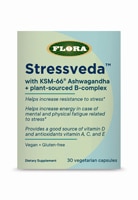 Flora Stressveda with KSM-66 Ashwagandha + Plant-Sourced B-Complex