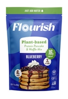 Flourish Plant Based Protein Pancake Mix Blueberry