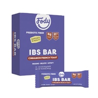 Fody Foods High Fiber IBS Bar Cinnamon French Toast Low FODMAP