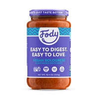 Fody Foods Vegan Bolognese Plant-Based Pasta Sauce